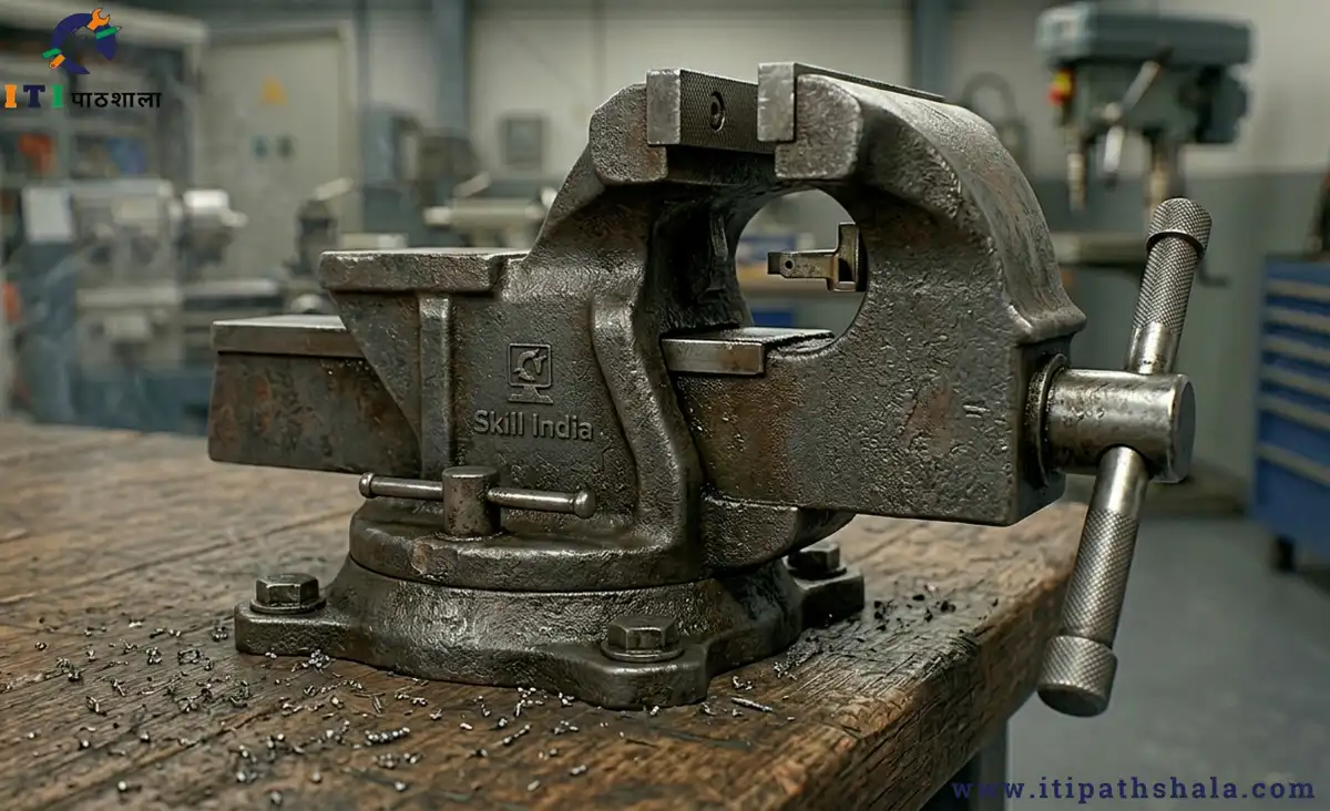 bench vice used for holding workpiece firmly during fitting operations