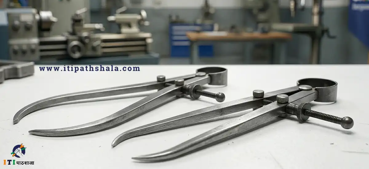 Set of hand marking and measuring tools used in workshop practice and vocational training.