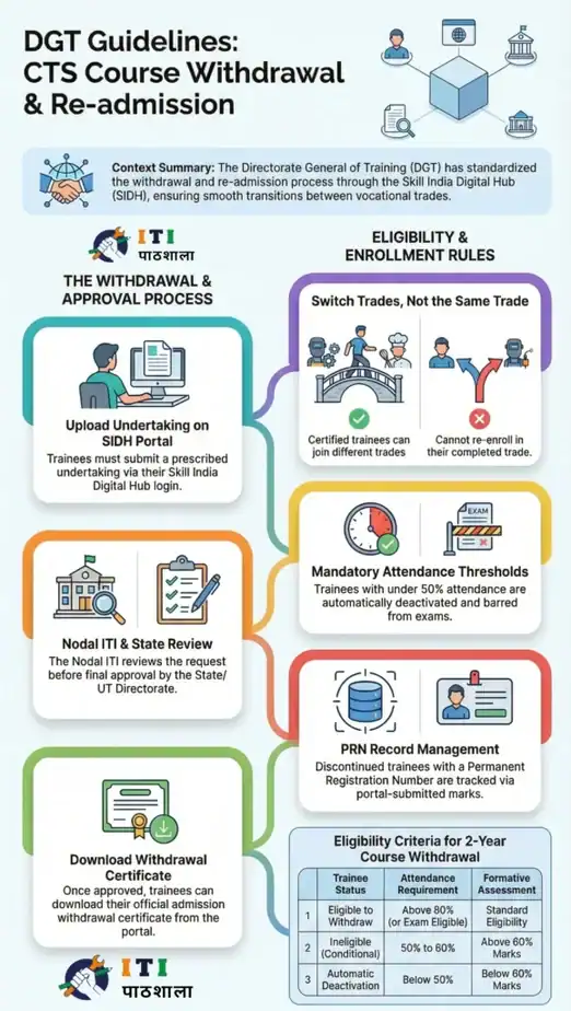 CTS Re-admission Rules 2025 ITI