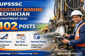 Assistant Boring Technician Recruitment 2026 402 posts eligibility syllabus