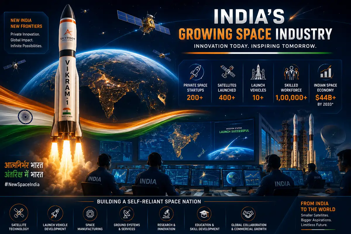 Vikram-1: भारत का पहला प्राइवेट Orbital Rocket | Skyroot Aerospace की पूरी कहानी 4 India's growing private space industry with Vikram-1